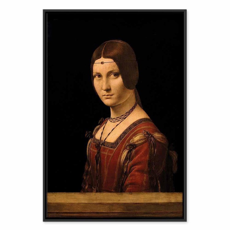 Obraz - Leonardo da Vinci – Piękna Ferronière