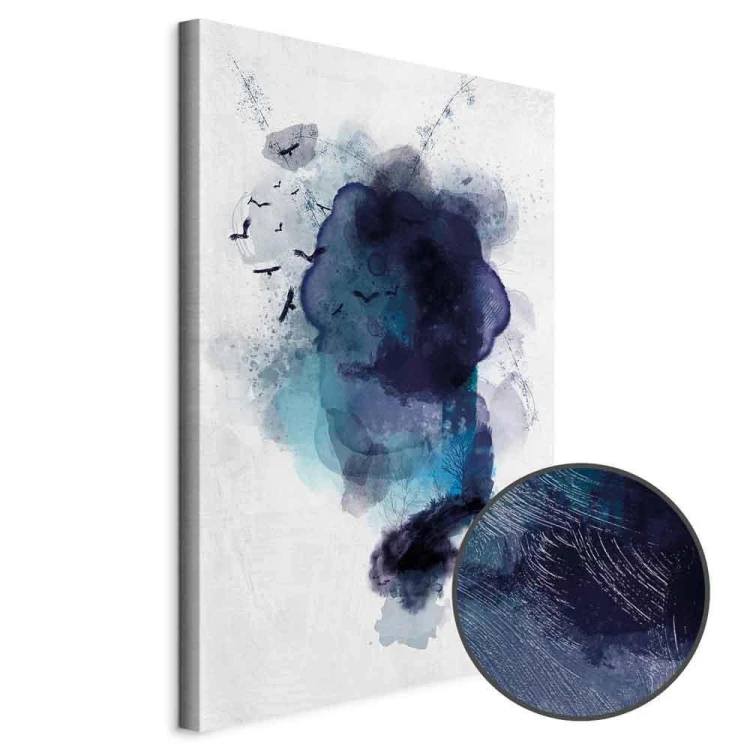 Obraz - Błękitne wspomnienie (1-częściowy) pionowy