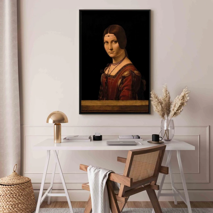 Obraz - Leonardo da Vinci – Piękna Ferronière