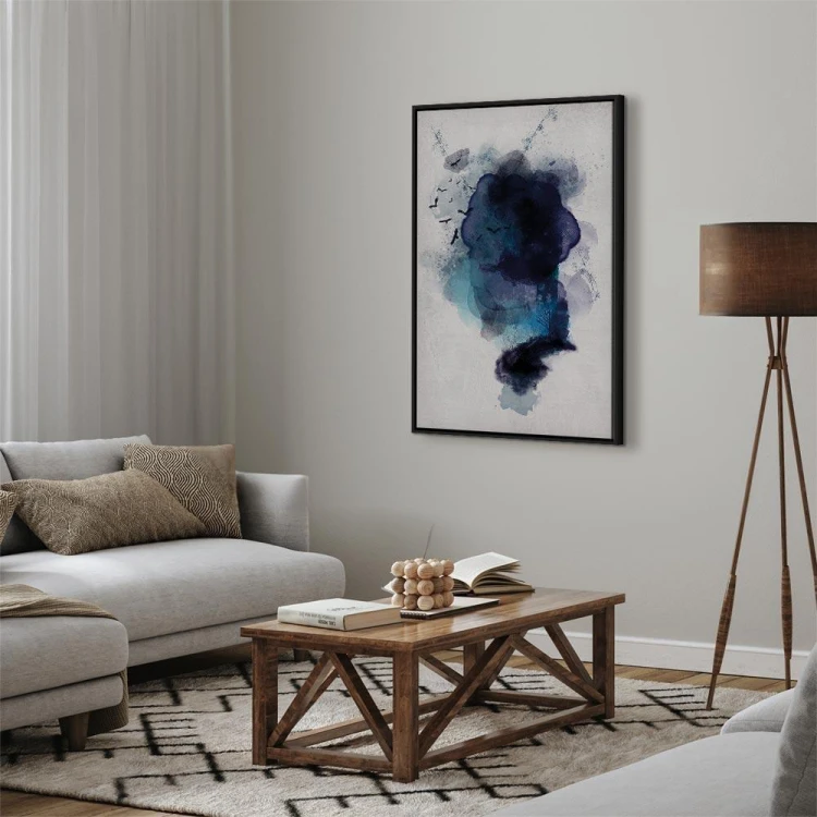 Obraz - Błękitne wspomnienie (1-częściowy) pionowy