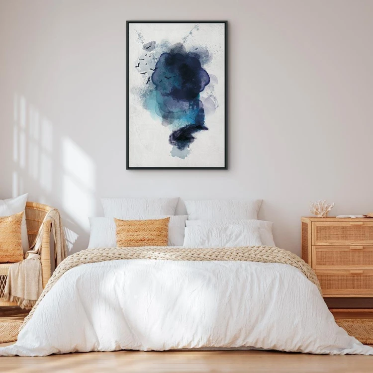 Obraz - Błękitne wspomnienie (1-częściowy) pionowy