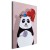 Obraz - Panda z balonikiem (1-częściowy) pionowy