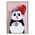 Obraz - Panda z balonikiem (1-częściowy) pionowy