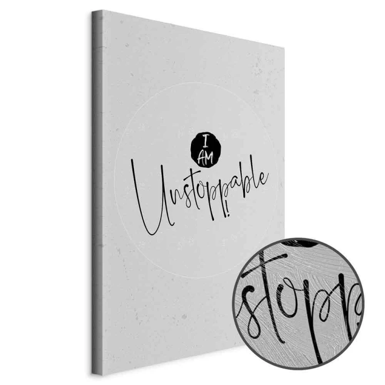 Obraz - I Am Unstoppable (1-częściowy) pionowy