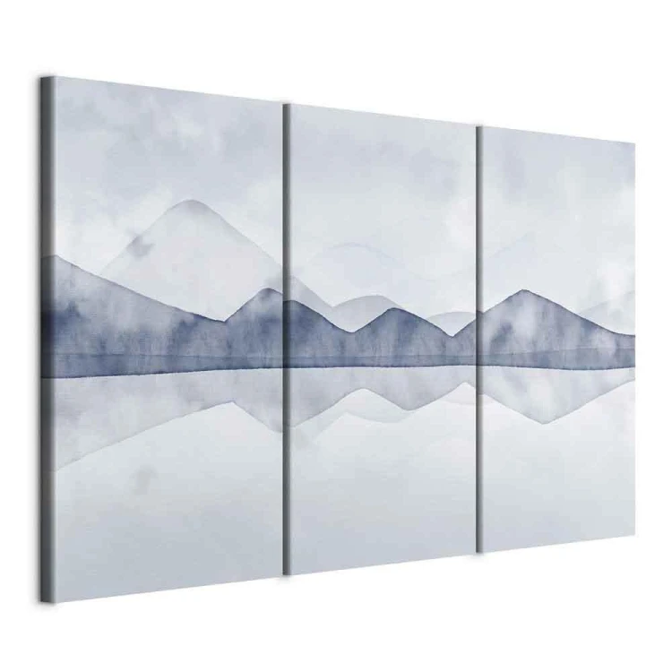 Obraz - Jezioro w górach (3-częściowy)