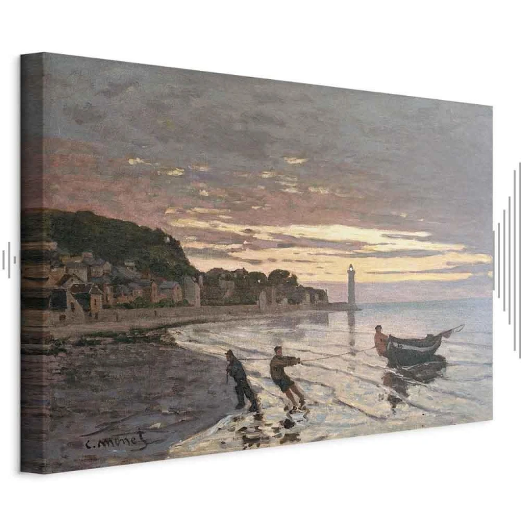 Obraz - Claude Monet – Holowanie łodzi w Honfleur