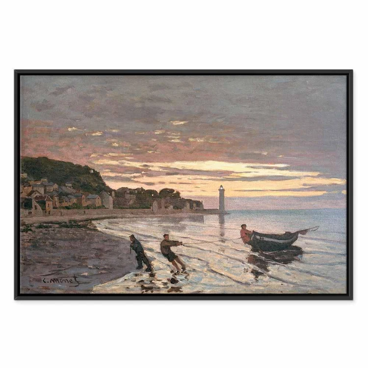 Obraz - Claude Monet – Holowanie łodzi w Honfleur