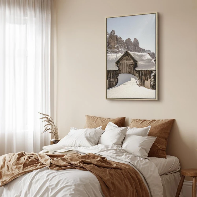 Obraz - Zima w Dolomitach (1-częściowy) pionowy