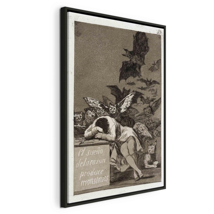 Obraz - Francisco Goya – Gdy rozum śpi, budzą się demony