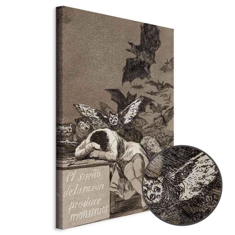 Obraz - Francisco Goya – Gdy rozum śpi, budzą się demony