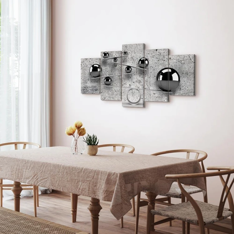Obraz - Kule i beton (5-częściowy) szeroki