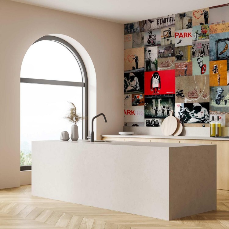 Tapeta - Banksy - kolaż