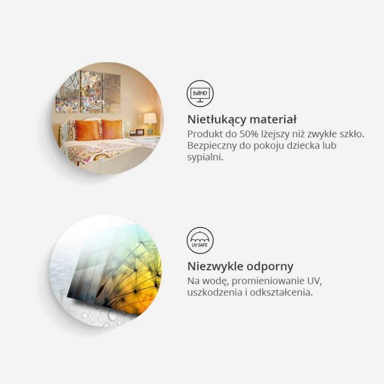 Obraz na szkle akrylowym - Złoty lew