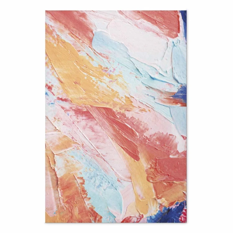 Plakat - Kolorowa Harmonia - dynamiczne przejścia barw w pastelowych tonach