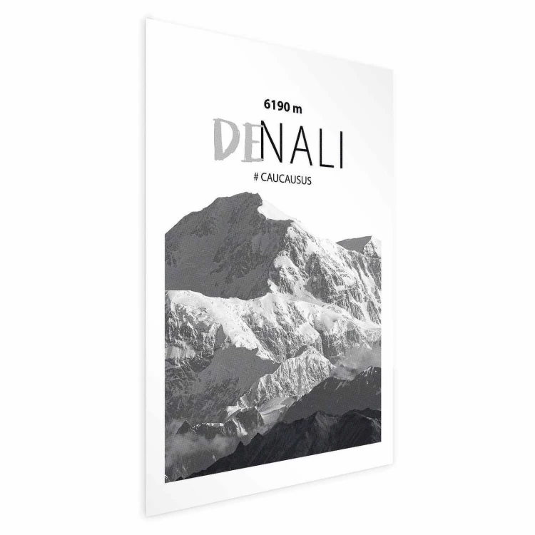 Plakat - Majestatyczny szczyt górski Denali korona gór pejzaż górski