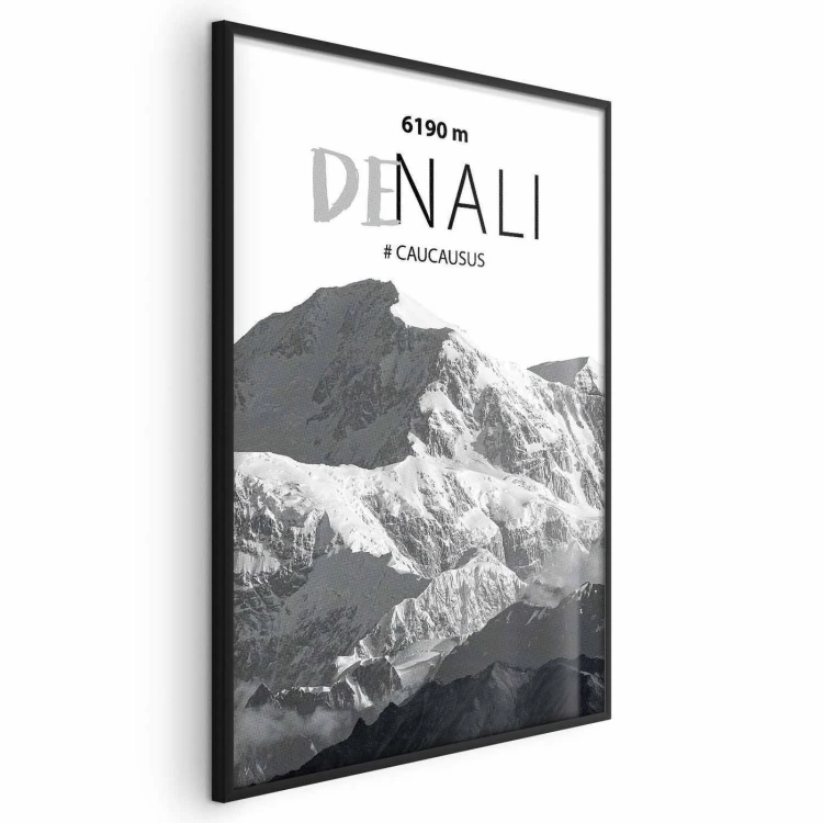 Plakat - Majestatyczny szczyt górski Denali korona gór pejzaż górski