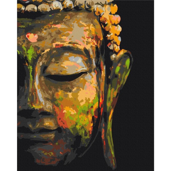 Obraz do samodzielnego malowania - Budda w cieniu