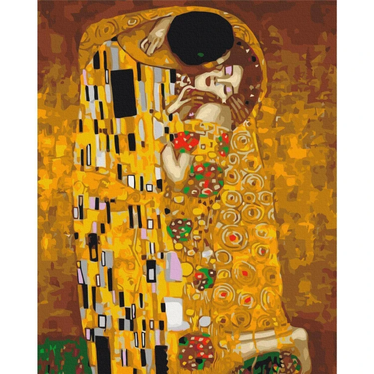 Obraz do samodzielnego malowania - Klimt: Pocałunek