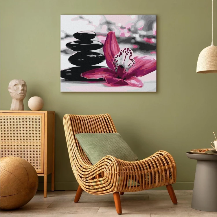 Obraz do samodzielnego malowania - Wieża z kamieni