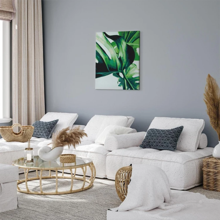 Obraz do samodzielnego malowania - Monstera Adansona