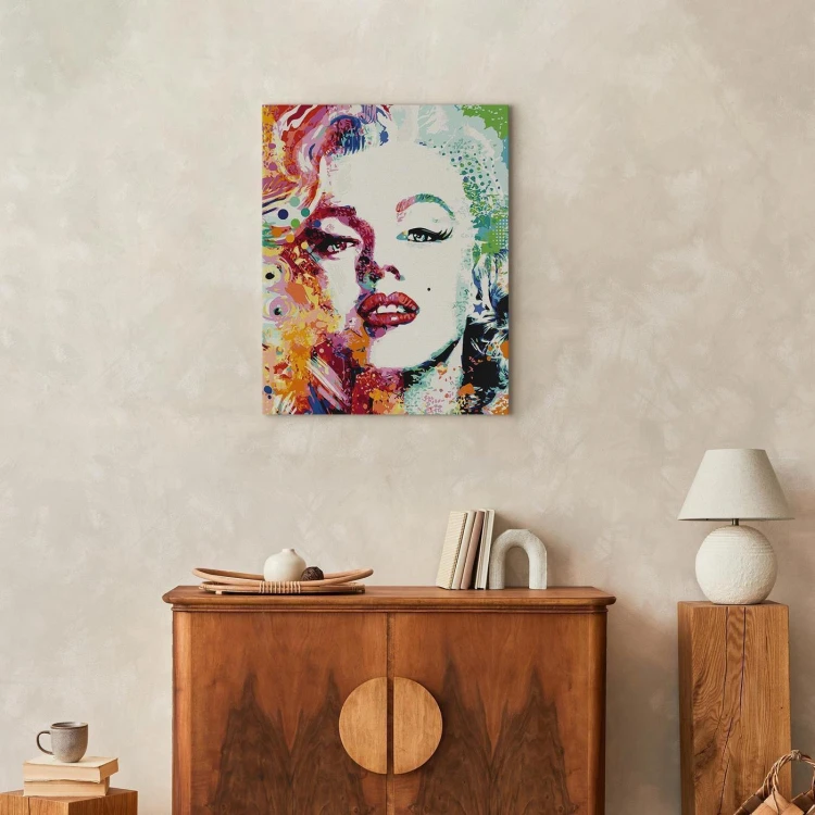 Obraz do samodzielnego malowania - Urocza Marylin