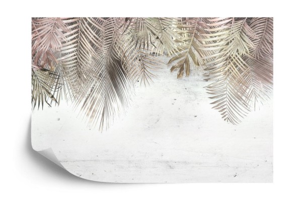Fototapeta Tropical Trees And Leaves For Digital Printing Wallpaper  Custom Design Wallpaper - 3D