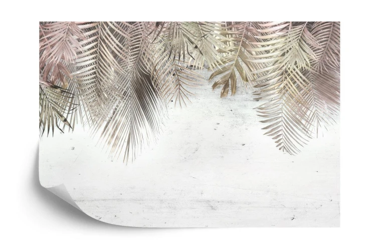 Fototapeta Tropical Trees And Leaves For Digital Printing Wallpaper  Custom Design Wallpaper - 3D
