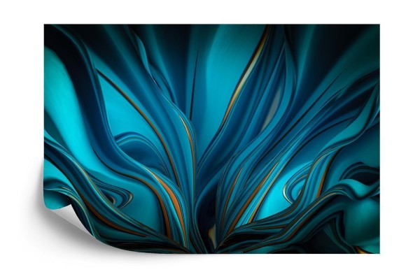Fototapeta Bright Background With A Volumetric Pattern And Print. 3D