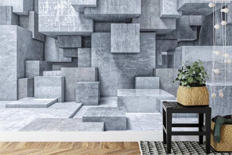 Fototapeta Geometric 3D Background
