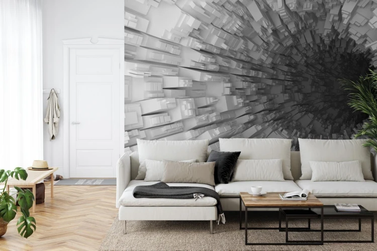 Fototapeta Abstrakcyjny Tunel 3D