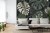 Fototapeta 4K Resolution Or Higher  Botanical Maximalism  High Contrast Leaves Pattern. Generative Ai Technology