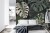 Fototapeta 4K Resolution Or Higher  Botanical Maximalism  High Contrast Leaves Pattern. Generative Ai Technology