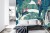 Fototapeta Botanical Seamless Pattern  Hand Drawn Banana Tree On Bright Grey