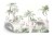 Fototapeta Tropical Trees And Leaves For Digital Printing Wallpaper  Custom Design Wallpaper - 3D