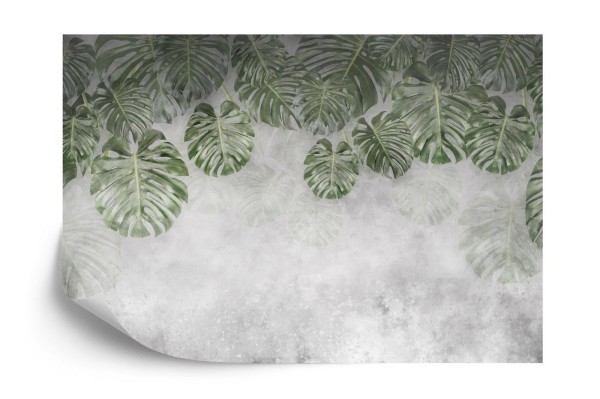Fototapeta Tropical Trees And Leaves For Digital Printing Wallpaper  Custom Design Wallpaper - 3D