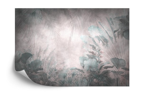 Fototapeta Tropical Trees And Leaves For Digital Printing Wallpaper  Custom Design Wallpaper - 3D