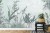 Fototapeta Tropical Trees And Leaves For Digital Printing Wallpaper  Custom Design Wallpaper - 3D