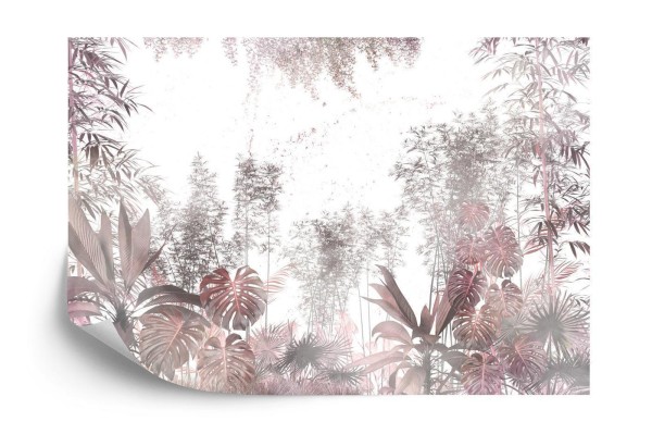 Fototapeta Tropical Trees And Leaves For Digital Printing Wallpaper  Custom Design Wallpaper - 3D