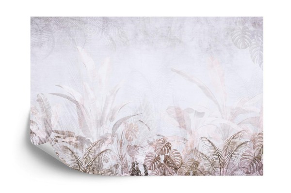 Fototapeta Tropical Trees And Leaves For Digital Printing Wallpaper  Custom Design Wallpaper - 3D