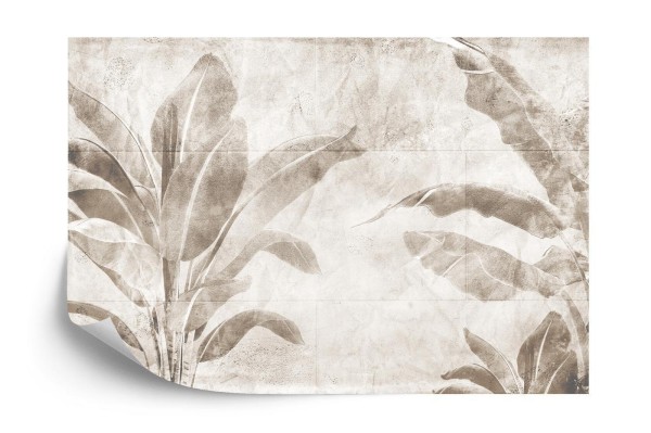 Fototapeta Tropical Trees And Leaves For Digital Printing Wallpaper  Custom Design Wallpaper - 3D