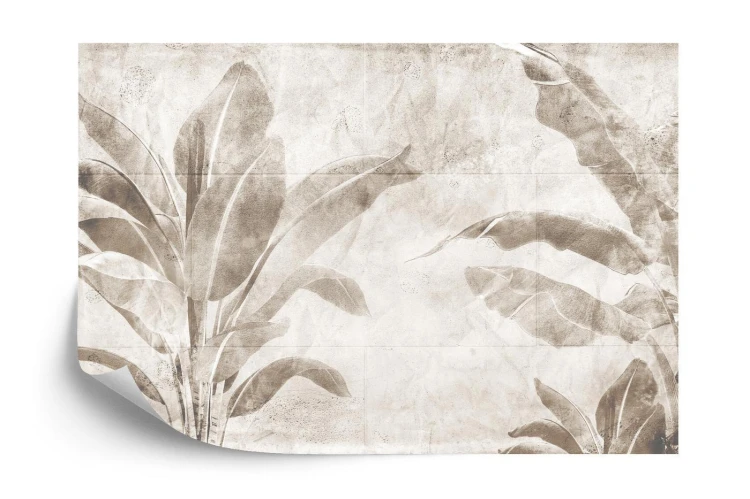 Fototapeta Tropical Trees And Leaves For Digital Printing Wallpaper  Custom Design Wallpaper - 3D