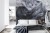 Fototapeta Outer Space Abstract Background  Black Matter. Thunderstorm Clouds In The Sky. Mystical Swirling Smoke Backdrop