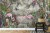 Fototapeta Wallpaper Jungle And Tropical Forest Banana Palm And Tropical Birds  Old Drawing