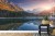 Fototapeta Incredible Nature Landscape. Amazing Lake Jasna With Of A Mirror Reflection. Stunning Vivid Nature Scenery Of Slovenia. Wild Nature Image. Concept Ideal Resting Place. Scenic Image In Autumn Time
