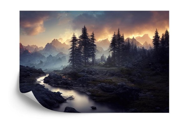 Fototapeta Breathtaking Nature Mountain Landscape  3D