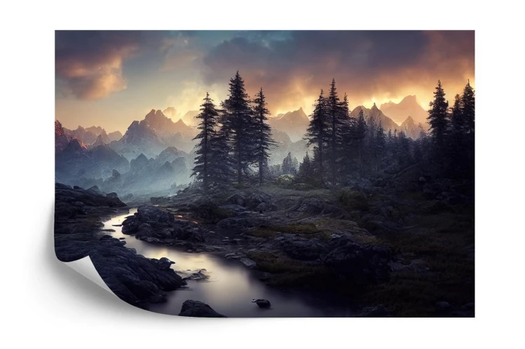 Fototapeta Breathtaking Nature Mountain Landscape  3D