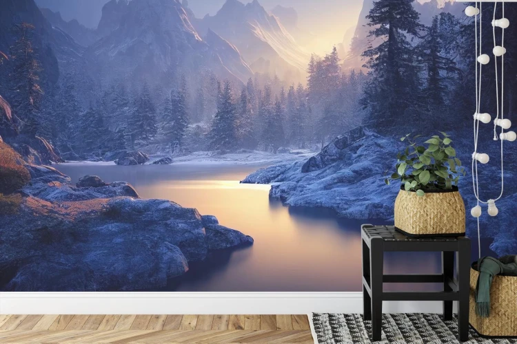 Fototapeta Breathtaking Nature Mountain Landscape  3D