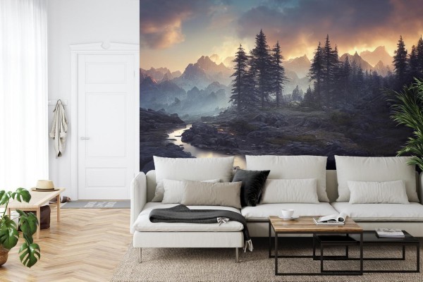 Fototapeta Breathtaking Nature Mountain Landscape  3D