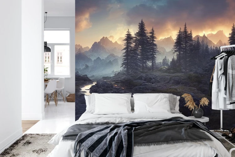 Fototapeta Breathtaking Nature Mountain Landscape  3D