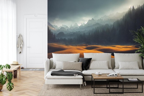 Fototapeta Breathtaking Nature Mountain Landscape  3D